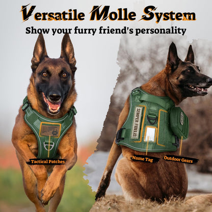 rabbitgoo Tactical Dog Harness for Medium Dogs No Pull Harness