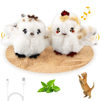 Gigwi Interactive Cat Toys for Indoor Cats, Flapping and Catnip