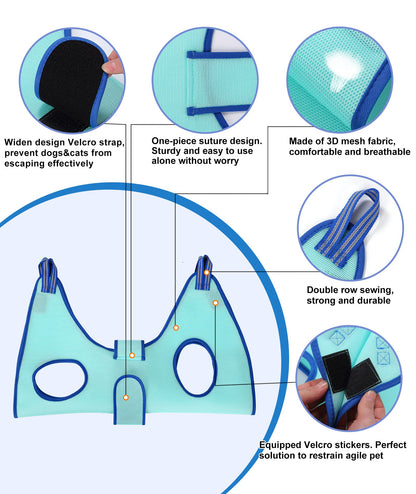 Kkiimatt Dog Grooming Hammock, XXS Dog Hanging Harness Holder for Nail