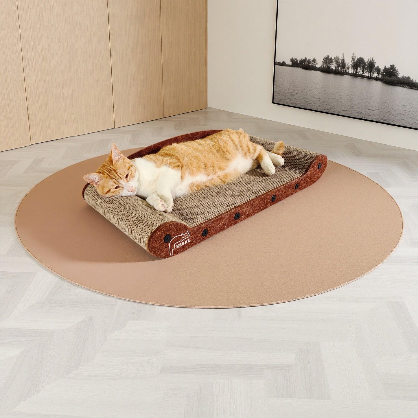 KEBKE Cat Scratcher Cat Scratching Sofa Bed 16" Lounge Box Bed