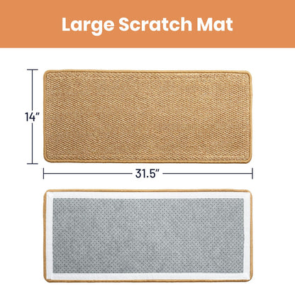 Ordora Cat Scratcher Mat Set: 31.5" Extra Large Cat Scratch Mat