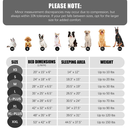 Spotted Play Orthopedic Dog Bed with Sides Dog Sofa Beds