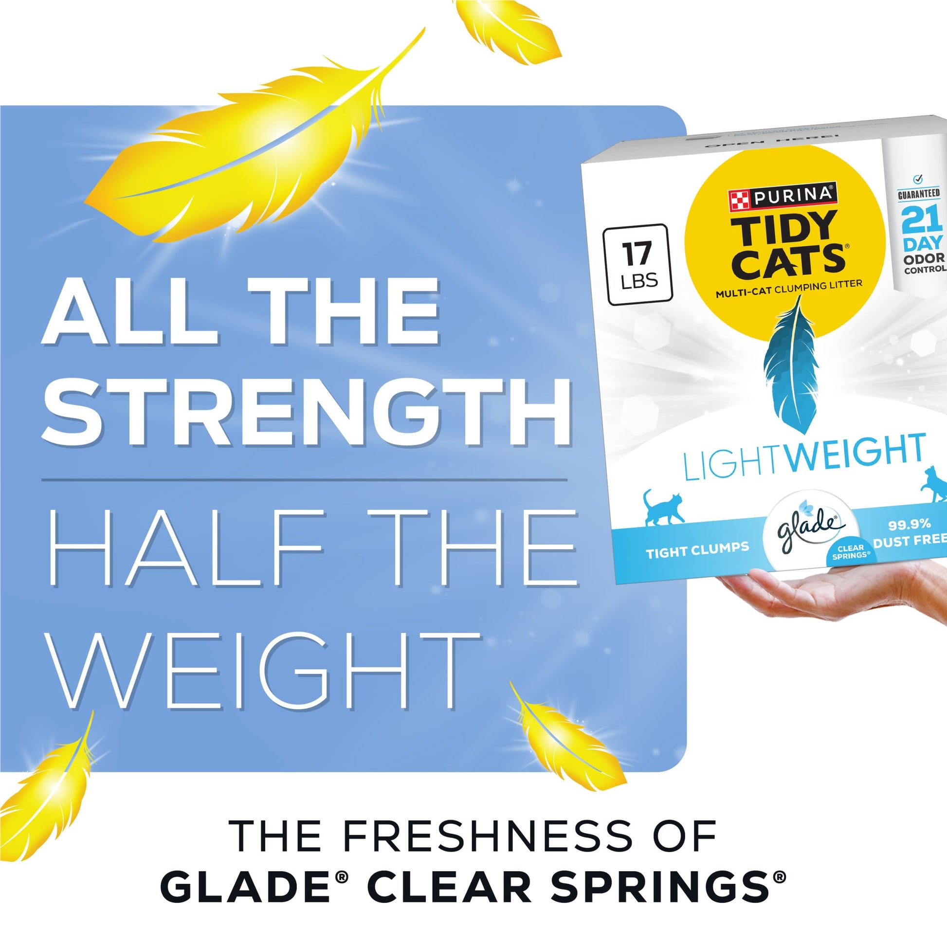 Purina Tidy Cats LightWeight With Glade Clear Springs Multi-Cat Box