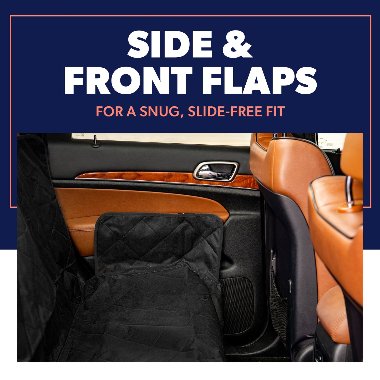 Active Pets Car Rear Seat Cover for Dogs, Durable Waterproof Seat
