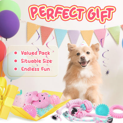 XIUGOAL Puppy Toys for Boredom 23 Pack Puppy Chew Toys for Chew