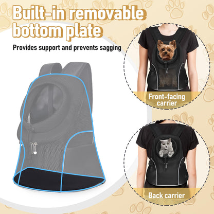 WOYYHO Pet Dog Carrier Backpack Small Dog Front Backpack Carrier