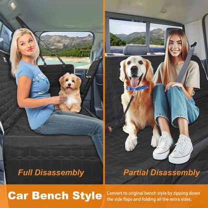 Reliadura Dog Hammock for Truck,Dog Car Seat Cover for Back Seat