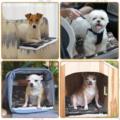 Tuanse 4 Pack Ultra Soft Dog Cat Bed Mat Small Animal Guinea Pig Crate