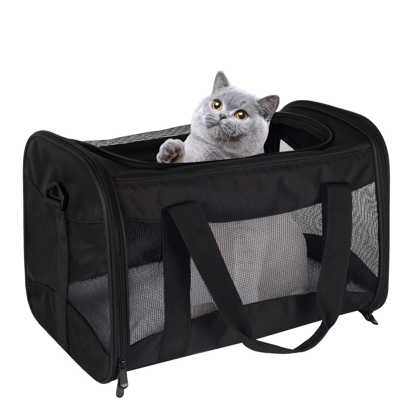 Cat Carrying Case Pet Carrier Airline Approved, Protable Carrier