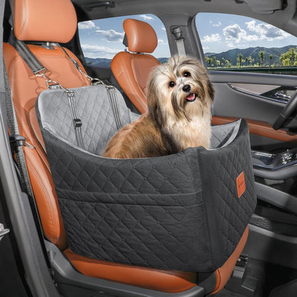 INDYBUD Dog Car Seat for Small Medium Dogs,Detachable Washable Seat
