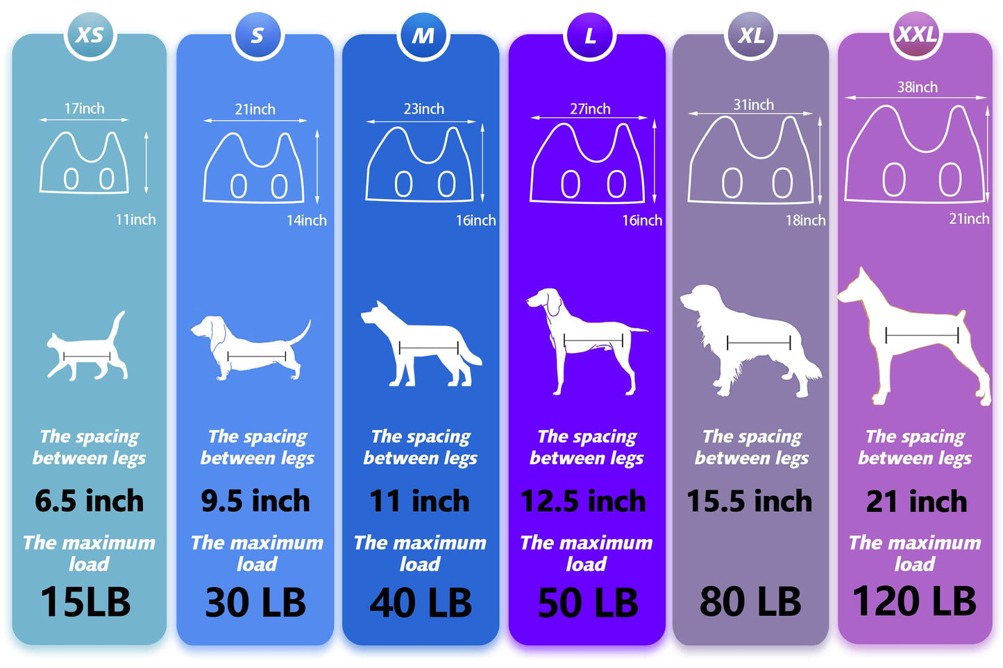 ATESON Dog Grooming Hammock Pet Harness for Grooming, Dog Sling