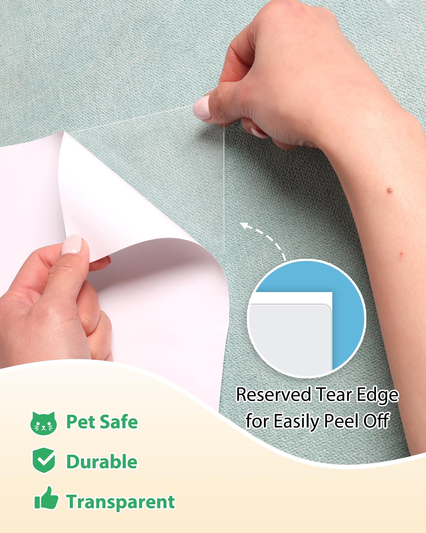Cat Scratch Couch Furniture Protector: Thickened Protectors Sofa Cover