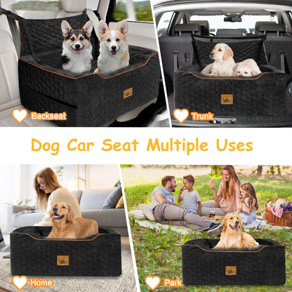 Dog Car Seat for Medium/Large Dog Booster Seat Under or 2 Seat