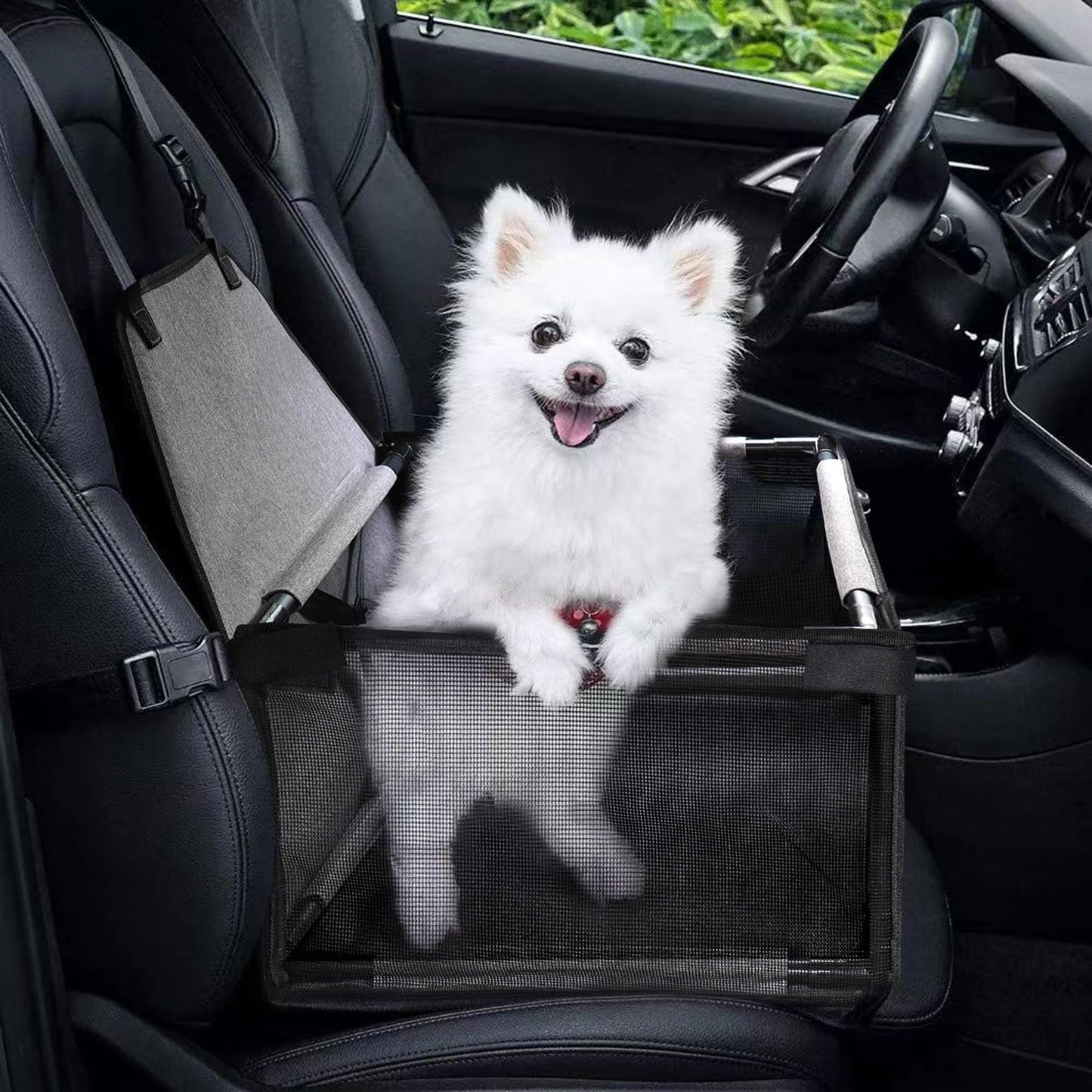 GENORTH Small Dog Car Seat Portable Puppy/Pet Booster Seat