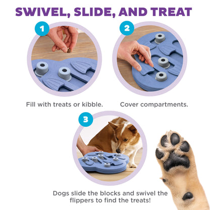 Outward Hound by Nina Ottosson Dog Hide N' Slide Interactive Treat Toy