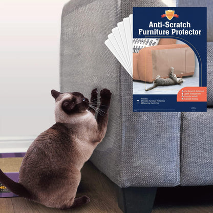 6 Pack XL Anti Cat Scratch Furniture Protector Couch Furniture
