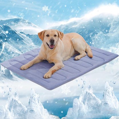 MARUNDA Dog Cooling Mat, No Need to Freeze Or Refrigerate This Cool