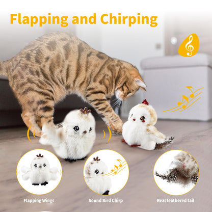 Gigwi Interactive Cat Toys for Indoor Cats, Flapping and Catnip