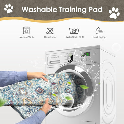 SCLOSE Washable Pee Pad for Dogs 2 Pack, 36" x 36" Reusable Puppy Mat