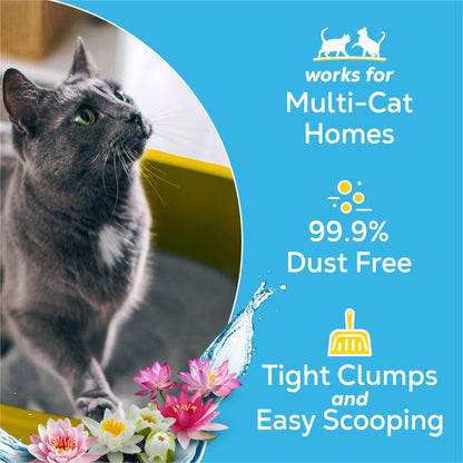 Purina Tidy Cats Clumping Multi Cat Litter, Glade Clear Springs Box