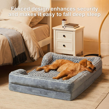 WNPETHOME Dog Beds for Large Sized Dogs, Washable Orthopedic Dog Couch