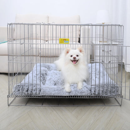 Vonabem Small Dog Bed Crate Pad Washable Puppy Bed, Soft Plush Crate