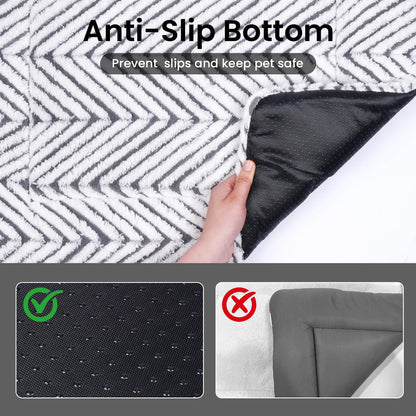 Mora Pets Cat Bed for Indoor Cats Small Dogs Washable Cat Mat Crate