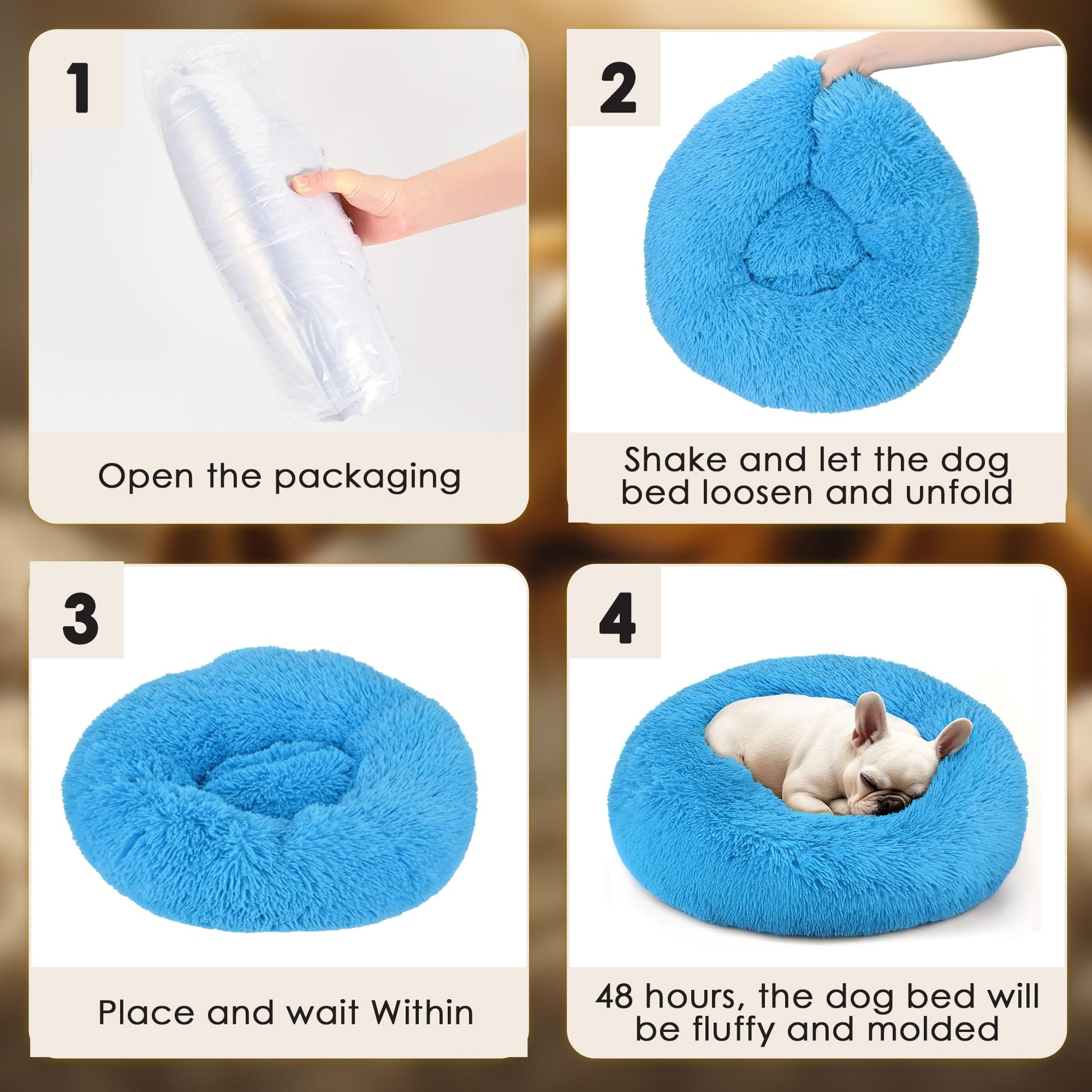 Extra Large Dog Beds, Human Dog Anxiety Relief Comfort Bed