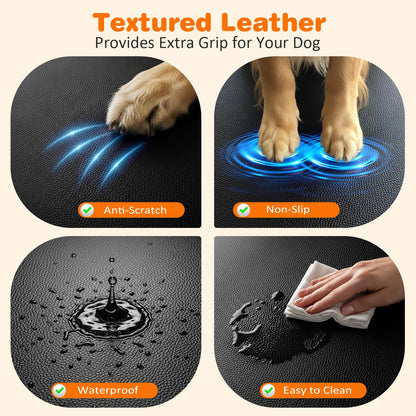 URPOWER Hard Bottom Dog Car Seat Cover for Pets Waterproof Seat Cover