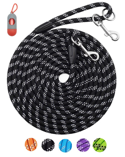 Long Dog Leash for Training Reflective, Heavy Duty Leash