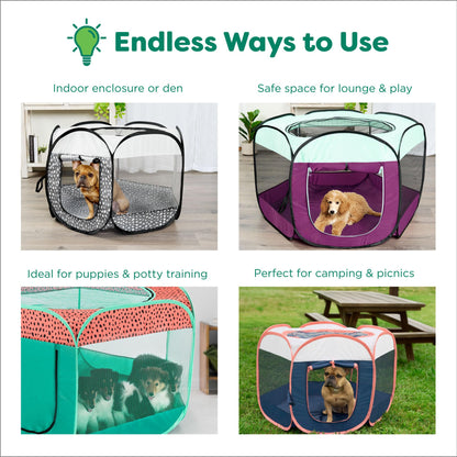 Furhaven Portable Dog Playpen, Cat Playpen, Pet Crate