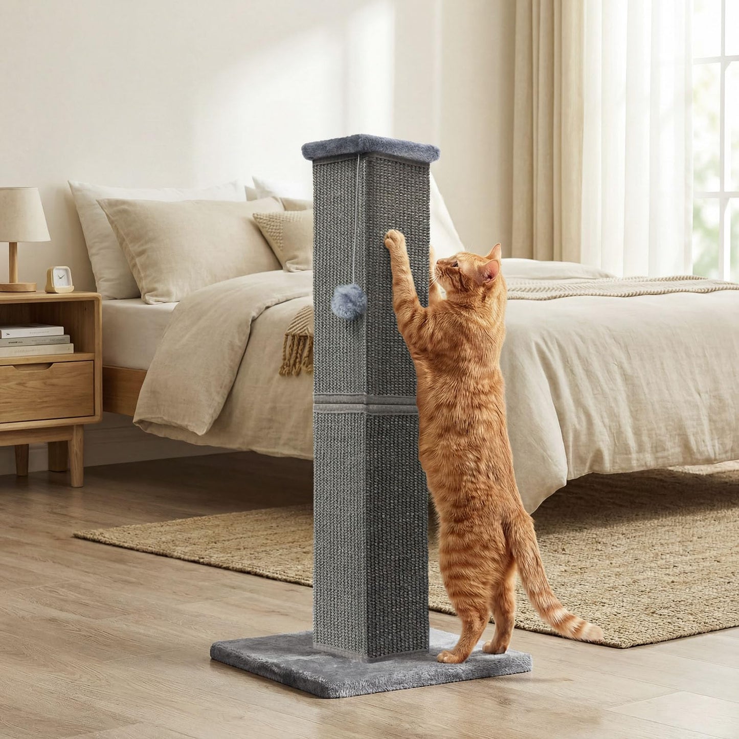 YULOYI Cat Scratching Post for Indoor Large Cats and Kitten, Scratcher