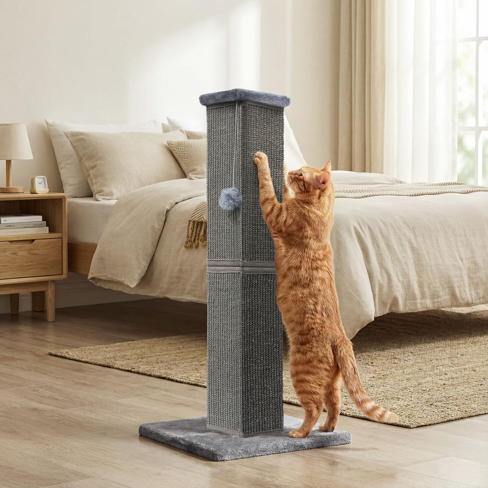 YULOYI Cat Scratching Post for Indoor Large Cats and Kitten, Scratcher