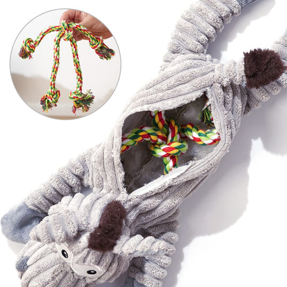 Sedioso Dog Toy, Unstuffed Plush Toy for Large Breed, Cute Plush