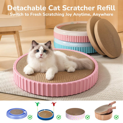 6pcs Cat Scratch Pad, Cat Scratcher Cardboard Cat Scratching Pads