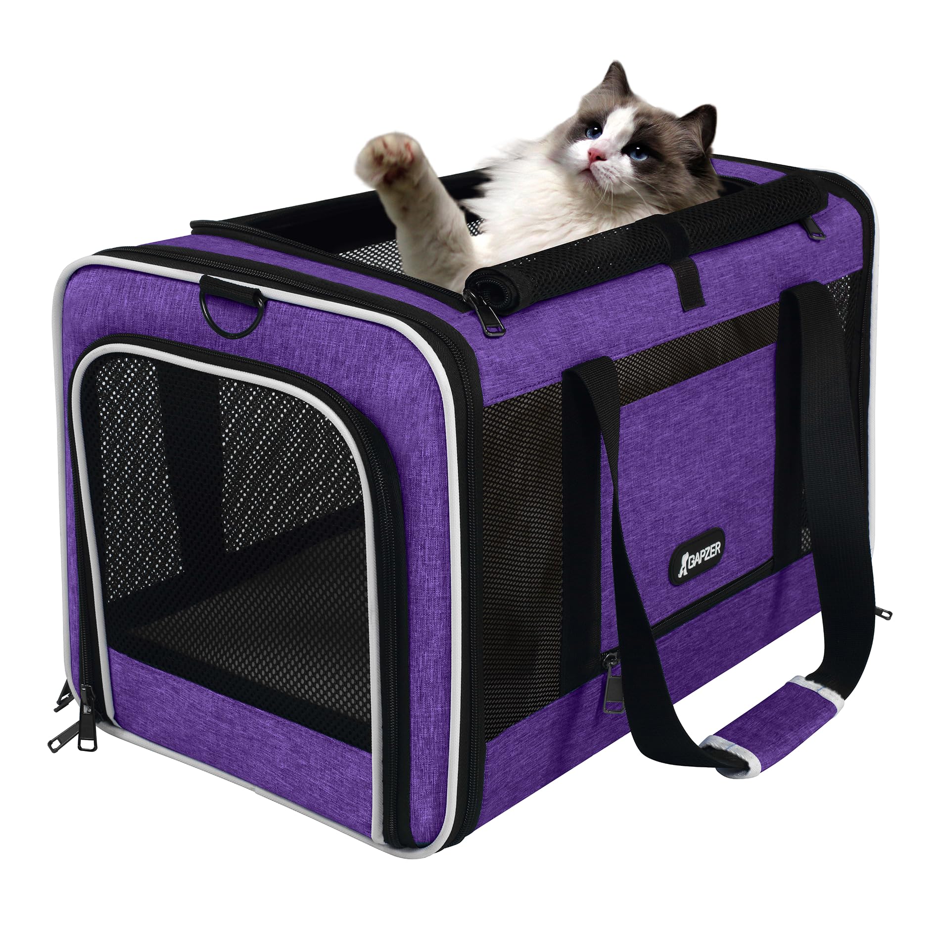 GAPZER Per Carrier for Cat FAA Complaint, Kitten Taxi Top Load Bag