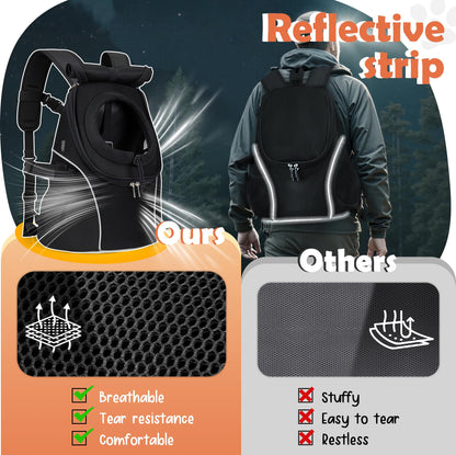 WOYYHO Pet Dog Carrier Backpack with Top and Side Windows, Carrier
