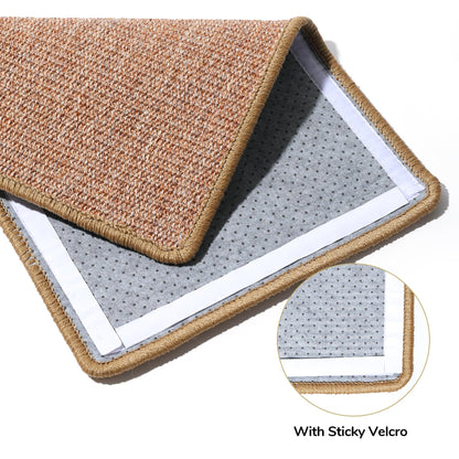 FUKUMARU Cat Scratcher Mat, Natural Sisal Cat Scratch Mats, Pad