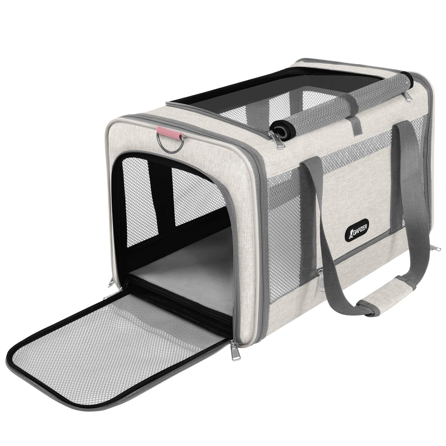 GAPZER Cat Carrier American Airline Approved 18x11x11, Top Opening Bag