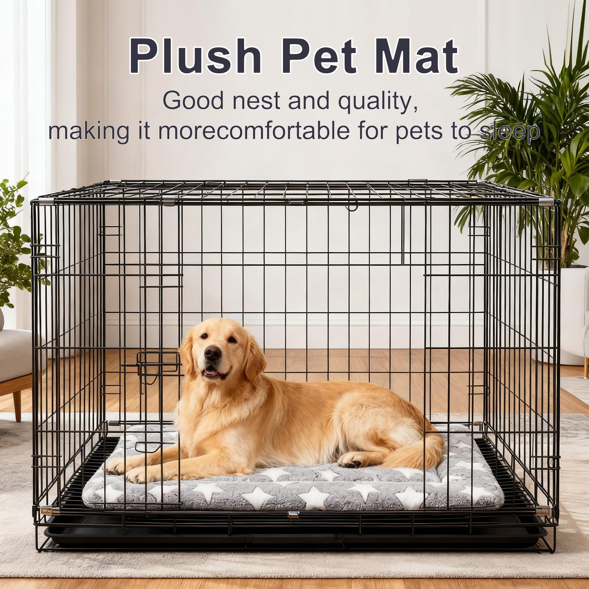pobopobo Dog Bed Mat, Reversible Crate Pads for Crate