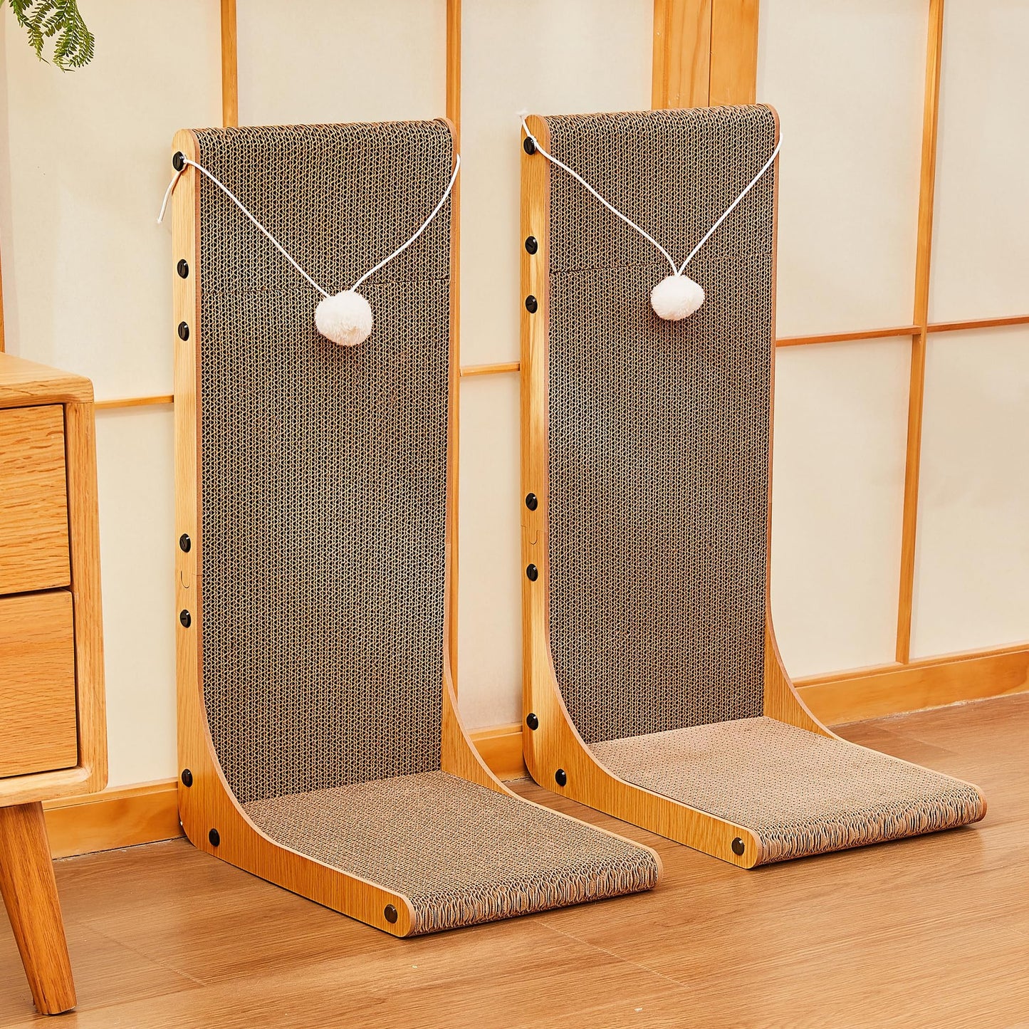 Markarbarka Cardboard Cat Scratcher, Cardboard Cat Scratching Post