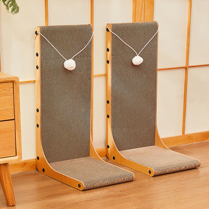 Markarbarka Cardboard Cat Scratcher, Cardboard Cat Scratching Post