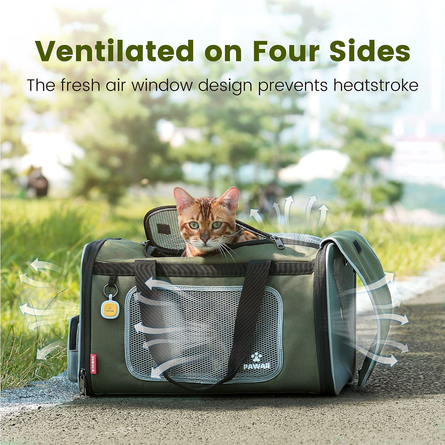 Pawaii Pet Carrier, TSA Airline Approved Cat Carrier, Soft Carrier