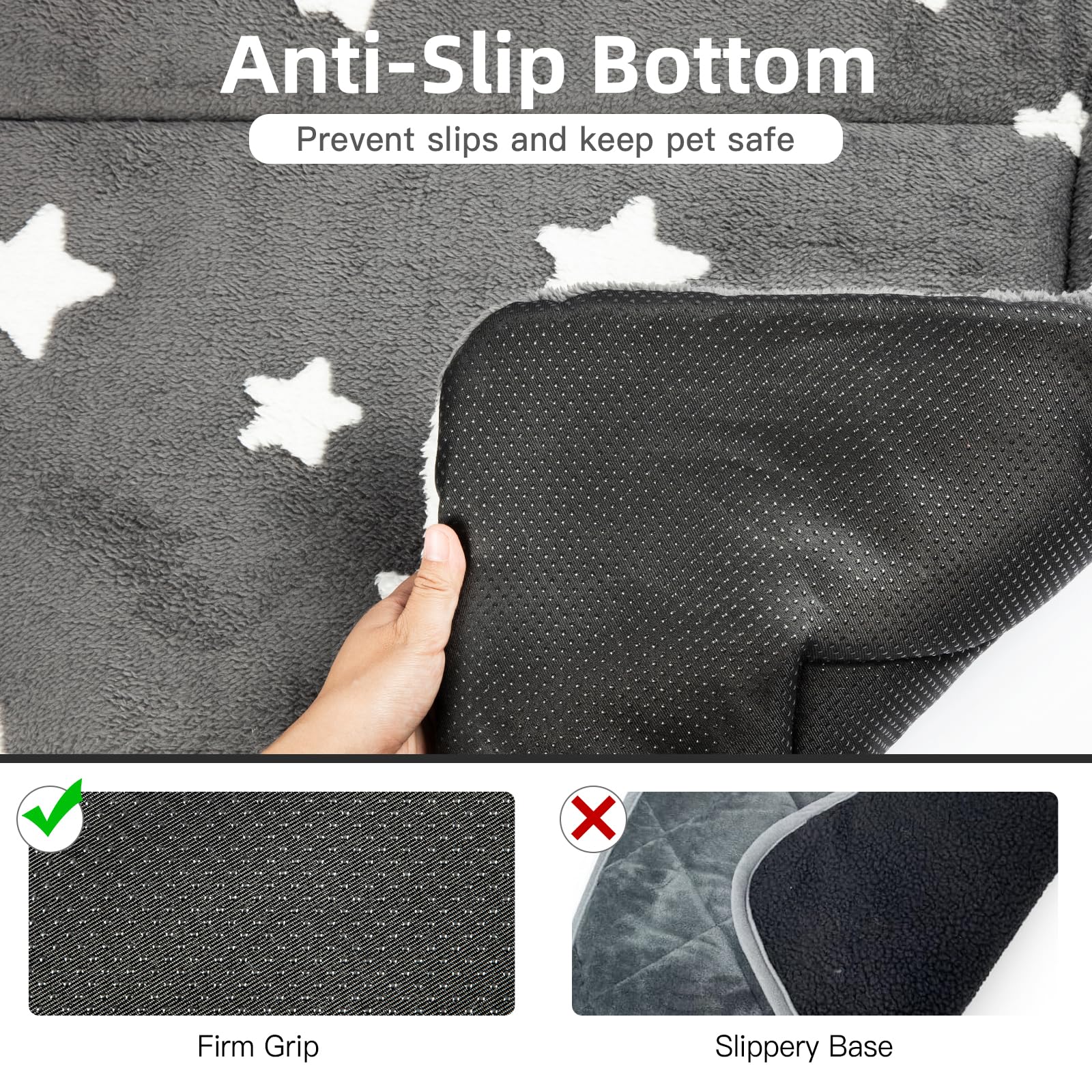 Mora Pets Dog Crate Pad Kennel Dog Bed Mat for Medium Dogs Crate