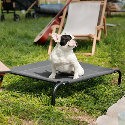 Bedsure Outdoor Elevated Dog Bed Medium Size Dog, Portable Indoor Bed
