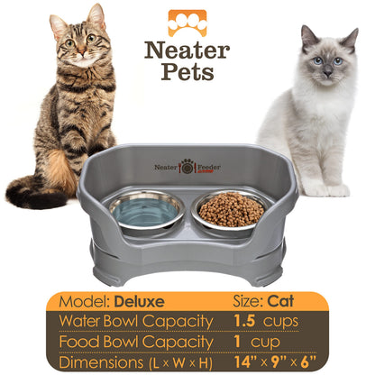 Neater Pet Brands Neater Feeder Deluxe Mess Proof Cat Bowls Bowl