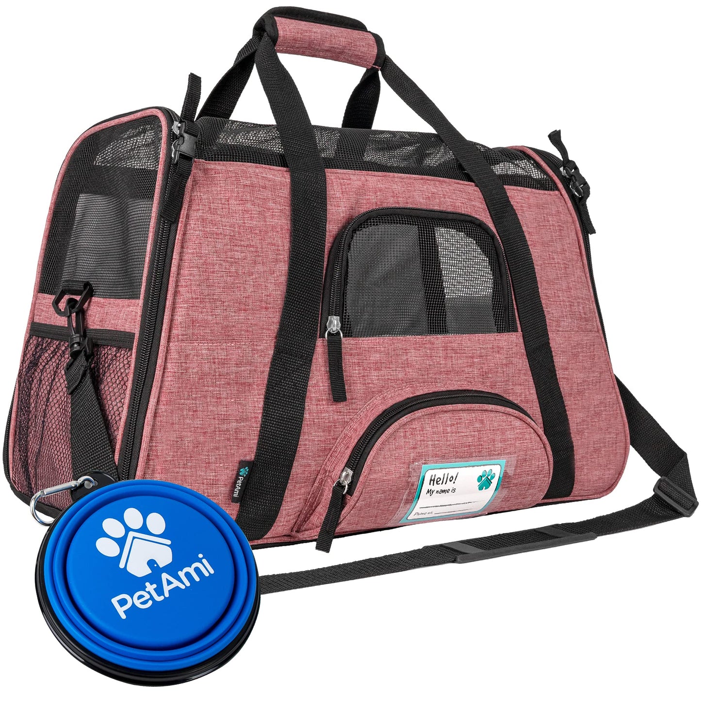 PetAmi Airline Approved Pet Carrier for Cat, Soft Sided Dog Carrier