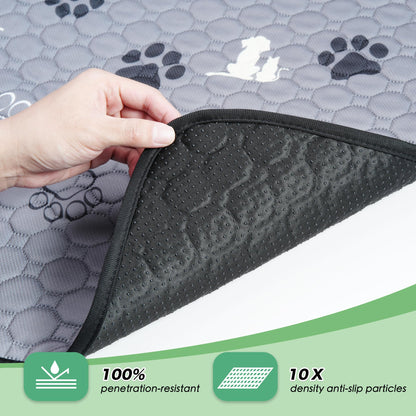 WanpeeGoo Washable Pee Pads, Puppy Pee Pad for Dogs, 2 Pack Bed