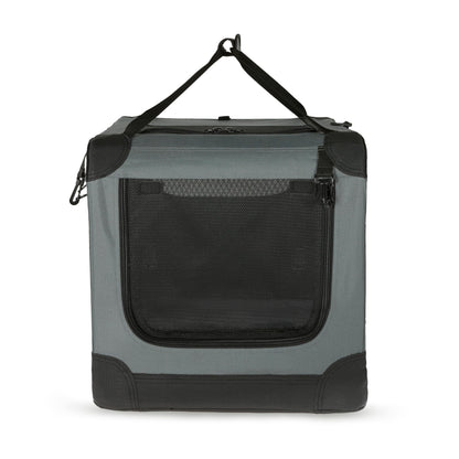 Amazon Basics 4-Door Portable Folding Soft Dog Crate, Crate