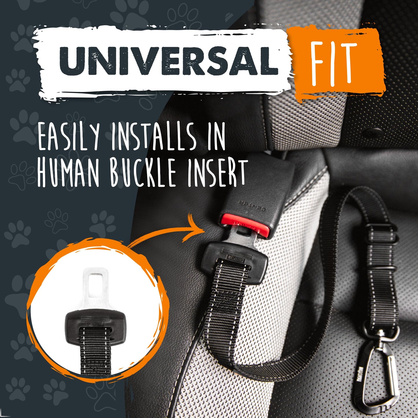 Mighty Paw Dog Seat Belt for Car Safe Distraction Free Driving Seat